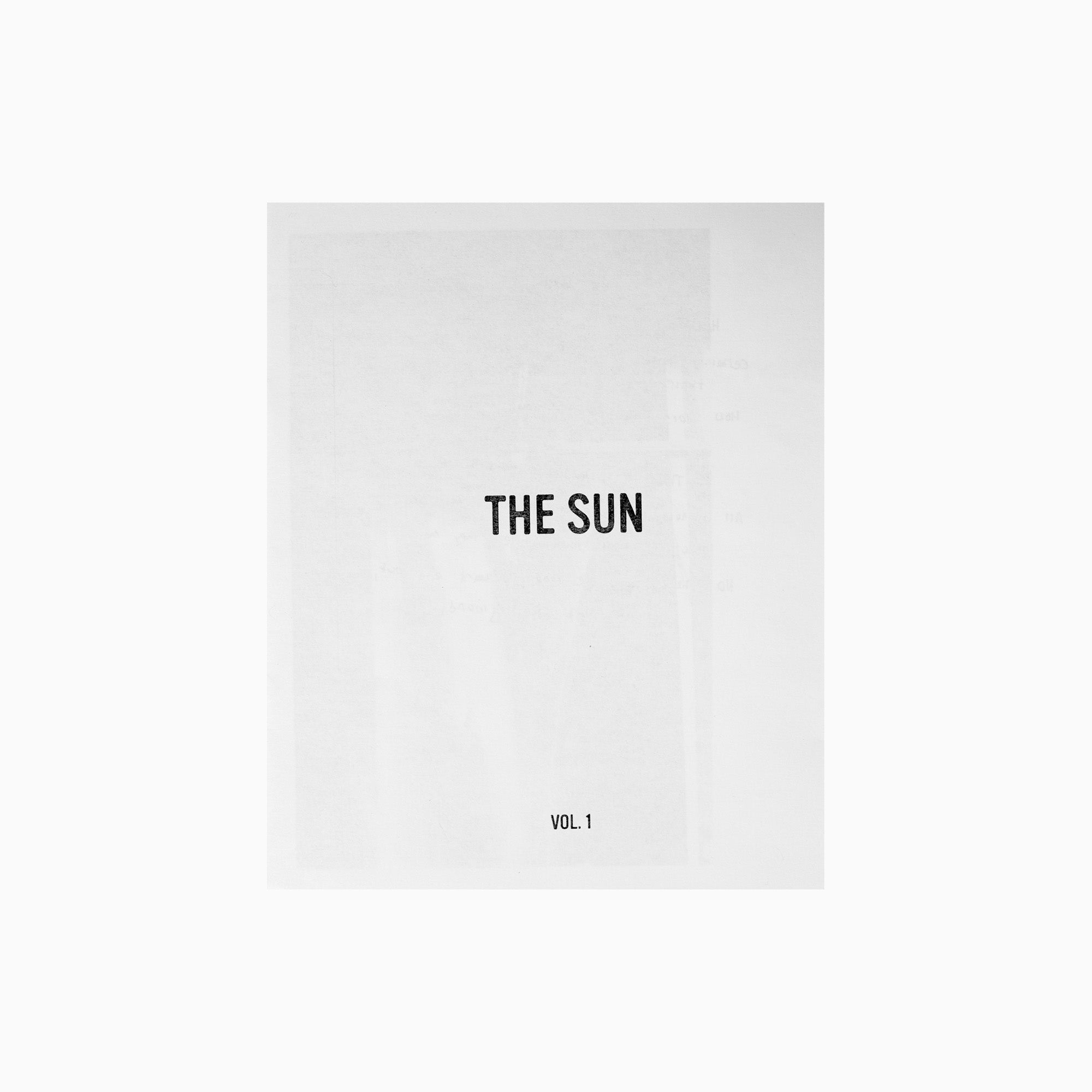 The Sun Vol. 1